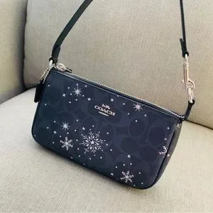 Coach Bags Coach Nolita 9 In Signature Canvas With Snowflake Print C091 Poshmark
